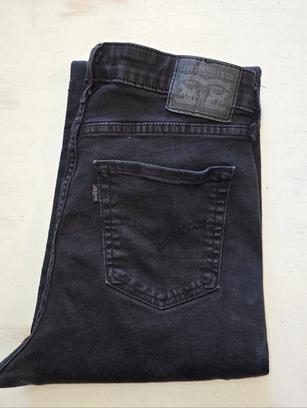 Levi's 726 Flare Black Jeans